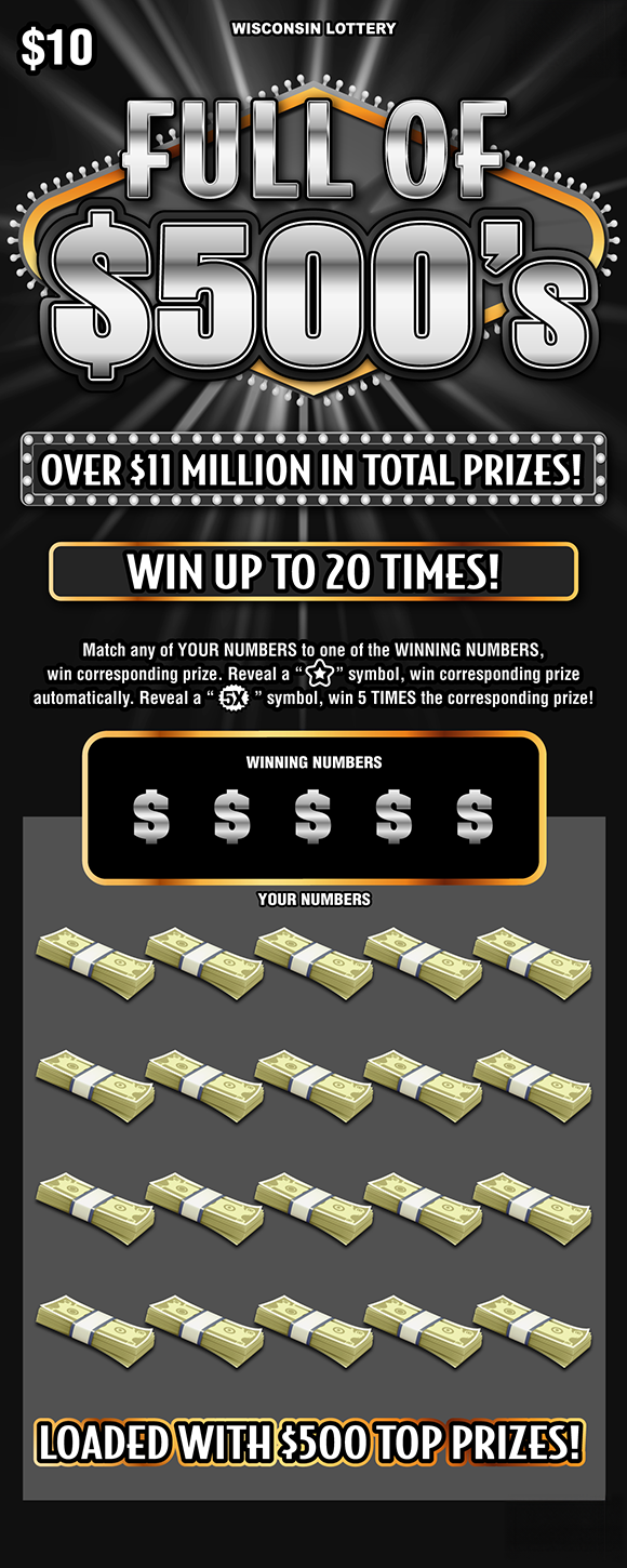 Wisconsin lottery scratch off hotsell